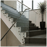 Staircase Glass Railing