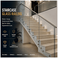 Staircase Glass Railing