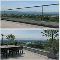 Terrace Glass Railing