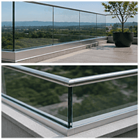 Terrace Glass Railing