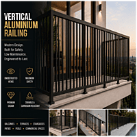 Vertical Aluminium Railing