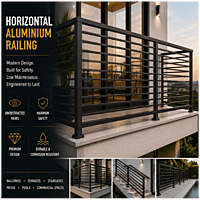 Horizontal Aluminium Railing