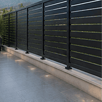 Aluminium Privacy Railing