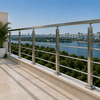 Square Pipe SS Railing