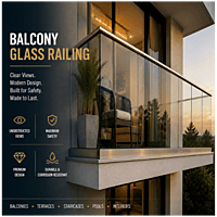 Balcony Glass Railing