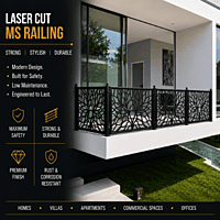 Laser Cut MS Railing