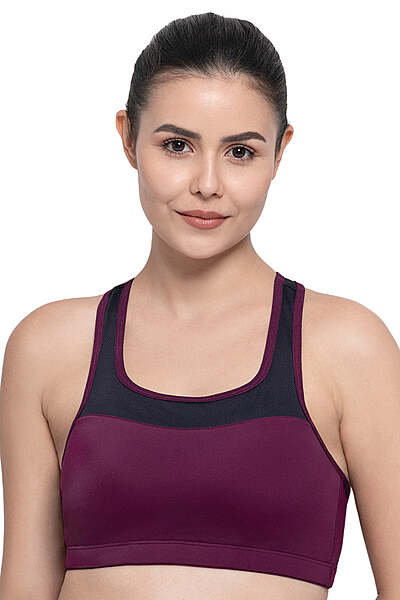AMANTE Energize High Impact Bra 82901 PICKLED BEET 38C