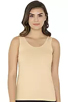 AMANTE Broad Strapped Body Hugging Cotton Tank Top 76801