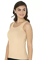 AMANTE Broad Strapped Body Hugging Cotton Tank Top 76801
