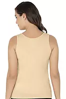 AMANTE Broad Strapped Body Hugging Cotton Tank Top 76801