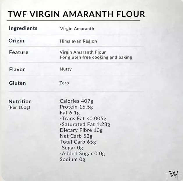 Virgin Amaranth Flour