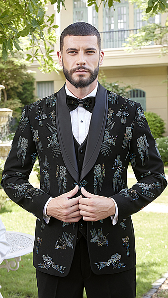 Imperial Scatter Embellished Tuxedo Imperial Scatter Embellished Tuxedo