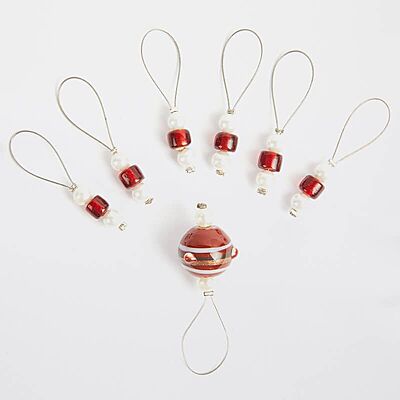 Zooni stitch markers - Amaryllis Zooni stitch markers - Amaryllis