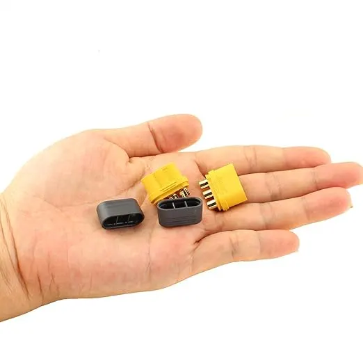 AMASS MR60 Male-Female connector pair with housing