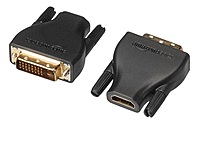 HDMI to DVI-D Adapter (4-Pack) – Bi-Directional High-Performance Converter | Gold-Plated Connectors | HDMI Male to DVI-D 24+1 Female / DVI-D Male to HDMI Female