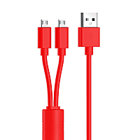 USB A Male to Dual Micro USB Male Splitter Y Cable – 2-in-1 Data & Charging Adapter Cable for Smartphones, Power Banks, Bluetooth Devices, and More USB A Male to Dual Micro USB Male Splitter Y Cable – 2-in-1 Data & Charging Adapter Cable for Smartphones, Power Banks, Bluetooth Devices, and More