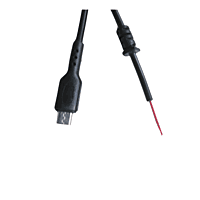 Micro USB Male Jack to 2 x Bare Wire Open End ,Power Supply and Charging Extension ,Pigtail Cable Micro USB Male Jack to 2 x Bare Wire Open End ,Power Supply and Charging Extension ,Pigtail Cable