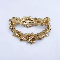 Amber Floral Barrette