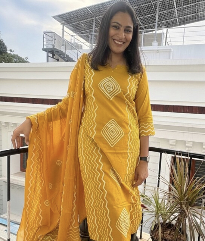 Amber Glow Kurta set