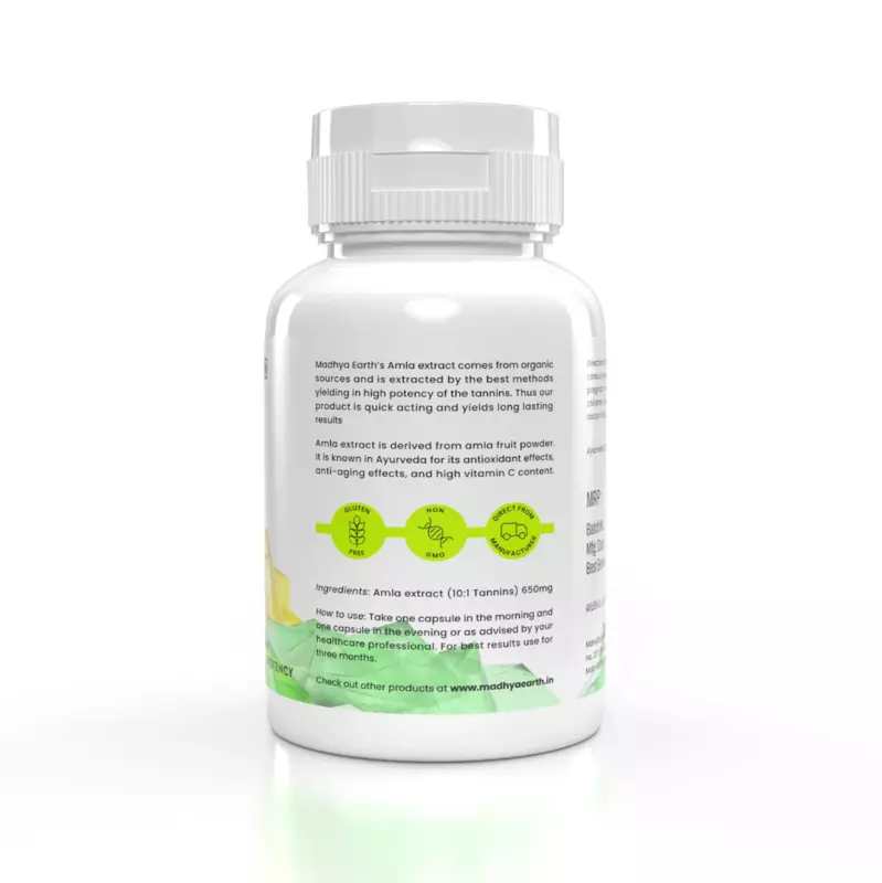 Amla Extract Veg Capsules 60pcs