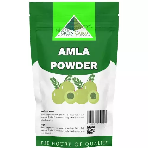 Green Cairo Amla Powder – Natural Hair Strength & Shine – 100g