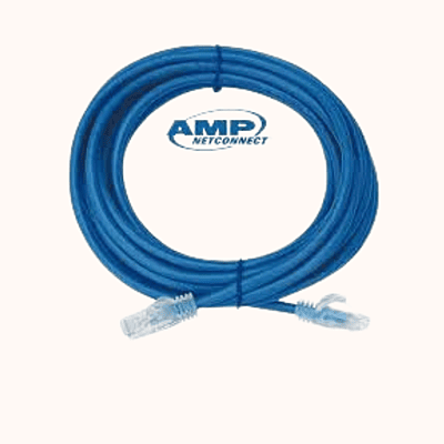 Amp Cat 6 10 Mtr LSZH Blue Patch Cord (NPC06UZDB-BL010M)