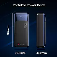 Portronics Ampbox 27K Power Bank – 27000mAh | Laptop Charging | LED Battery Display | Safe & Smart Charging | Portable Charger