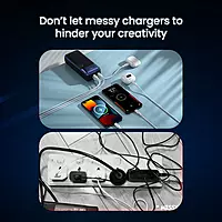 Portronics Ampbox 27K Power Bank – 27000mAh | Laptop Charging | LED Battery Display | Safe & Smart Charging | Portable Charger
