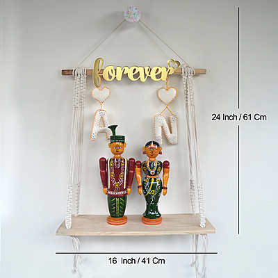 Anant Bandhan – Macramé Couple Wall Hanging