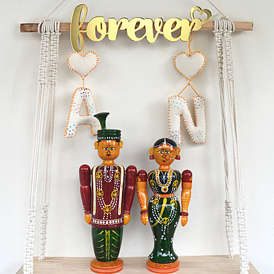 Anant Bandhan – Macramé Couple Wall Hanging