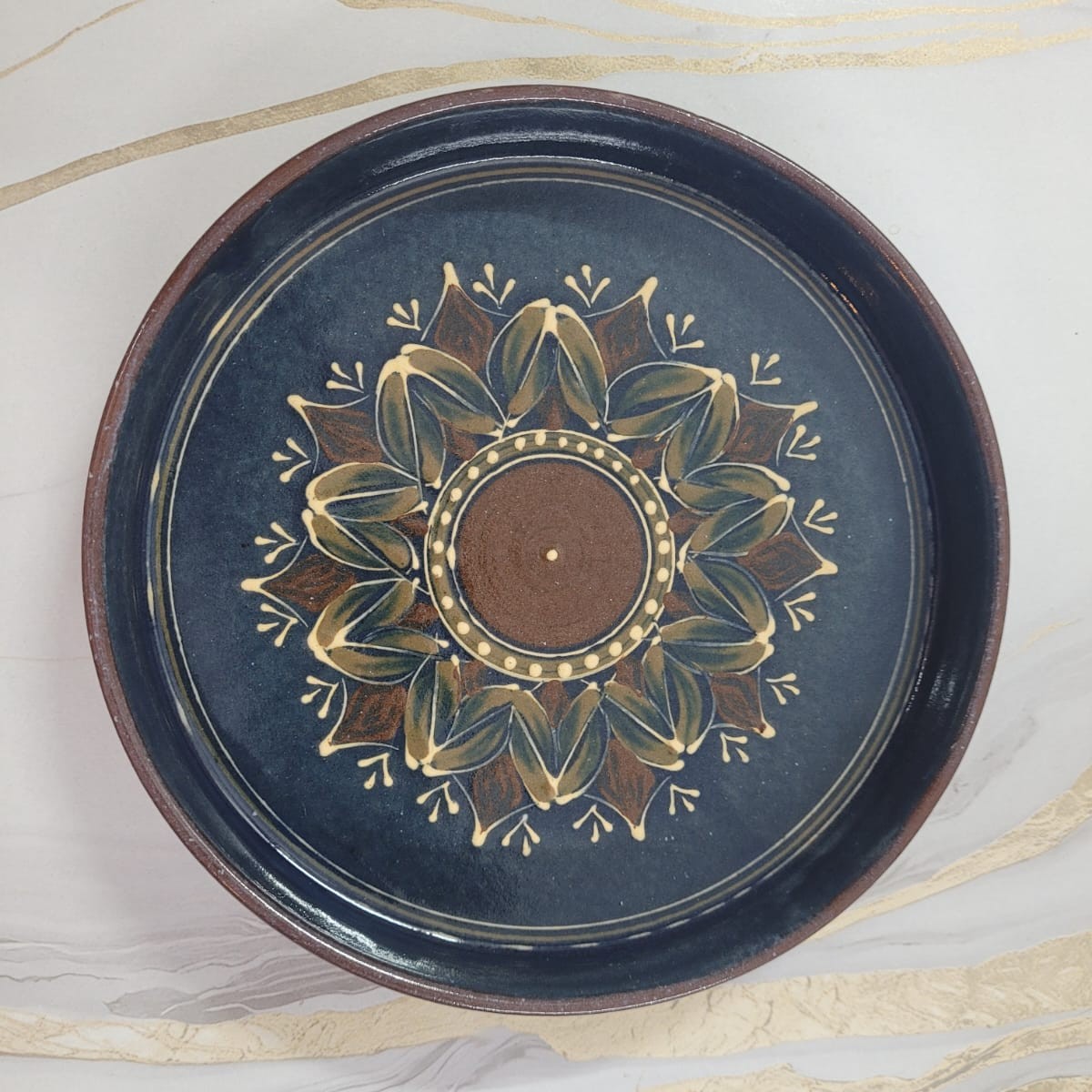 Blue Slip Design Plate