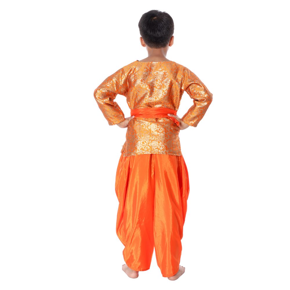 Angarkha & Dhoti Fancy Dress Orange Angarkha & Dhoti Fancy Dress Orange