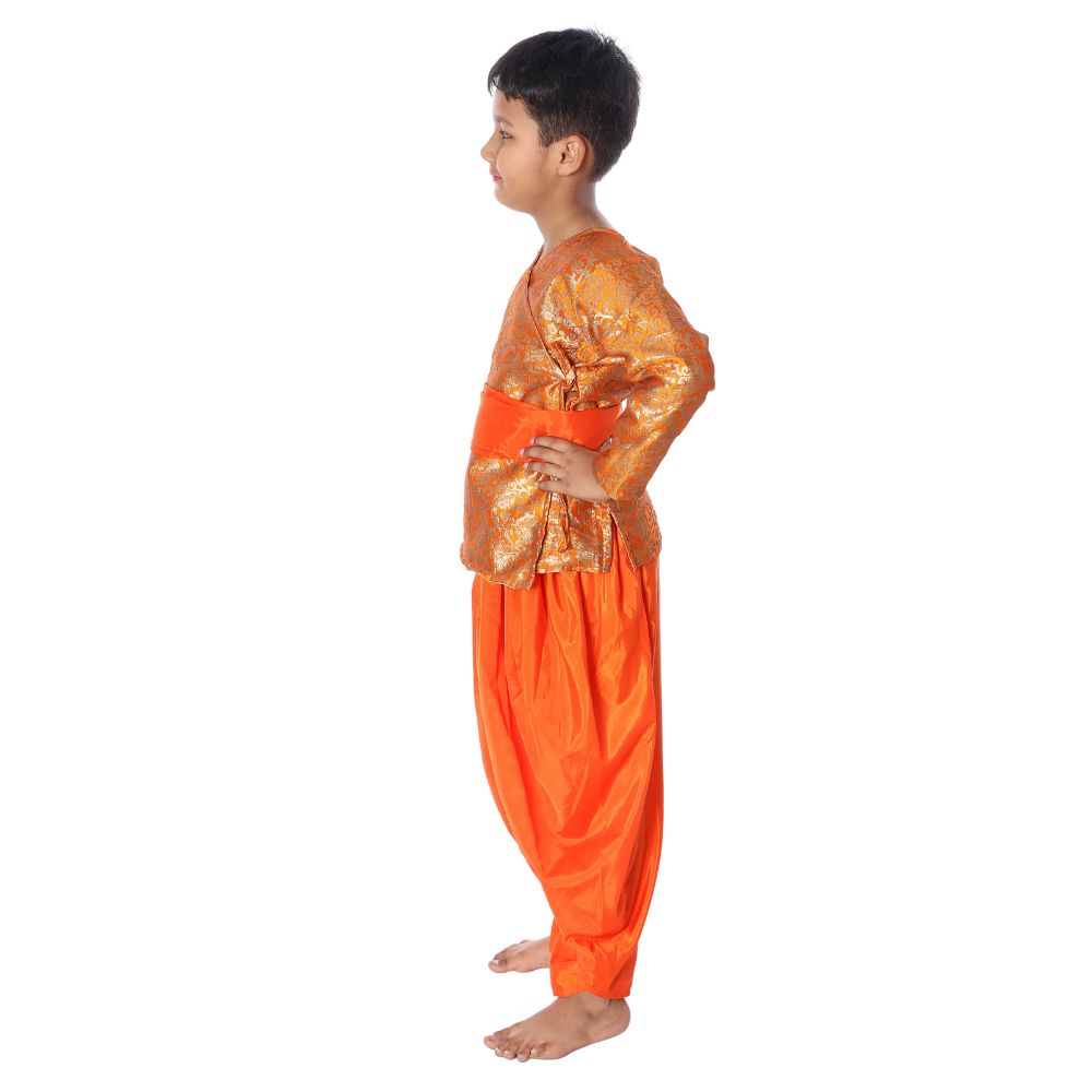 Angarkha & Dhoti Fancy Dress Orange Angarkha & Dhoti Fancy Dress Orange