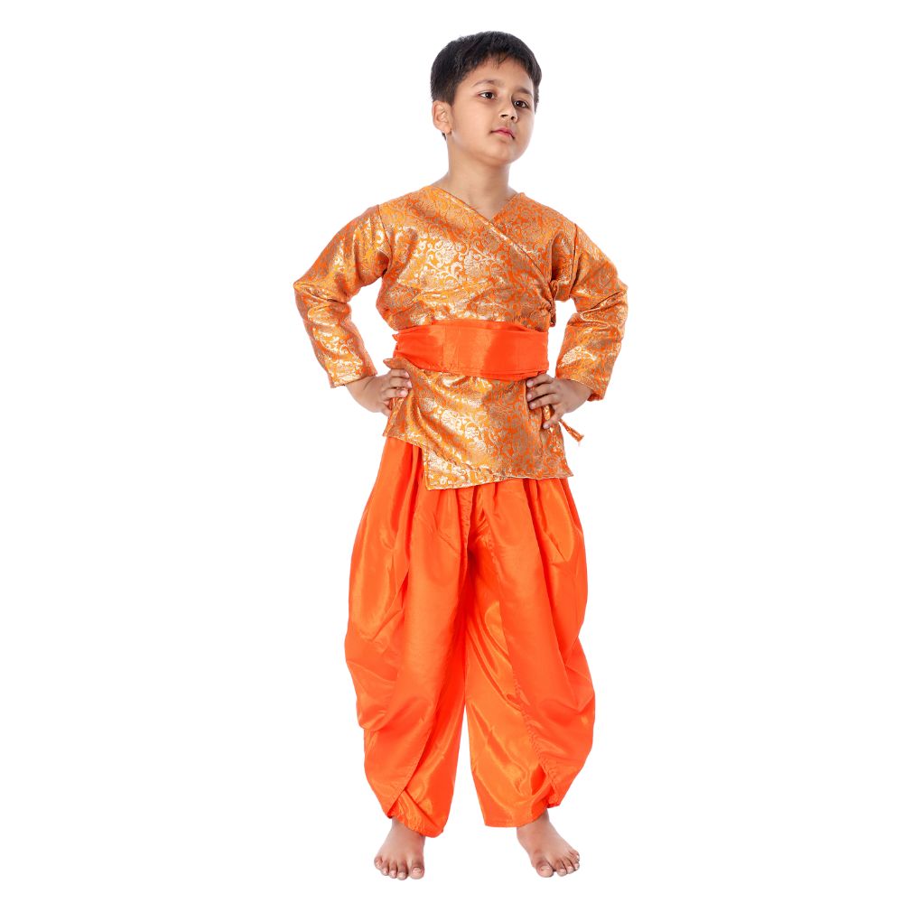 Angarkha & Dhoti Fancy Dress Orange Angarkha & Dhoti Fancy Dress Orange