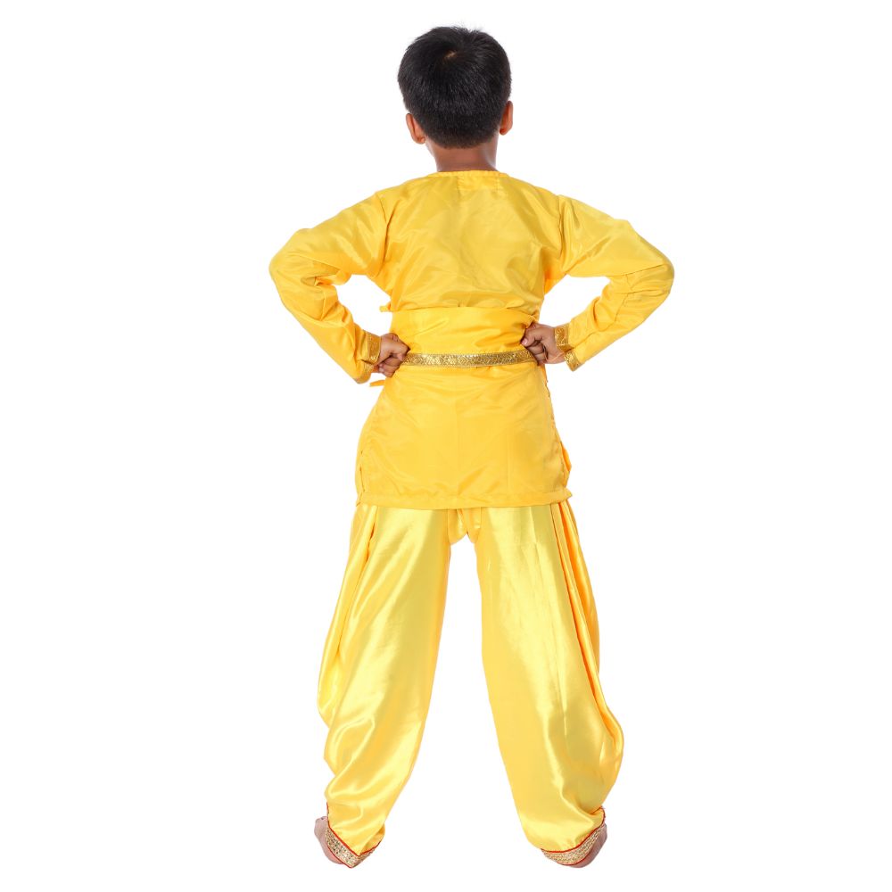 Angarkha & Dhoti Fancy Dress Yellow Angarkha & Dhoti Fancy Dress Yellow