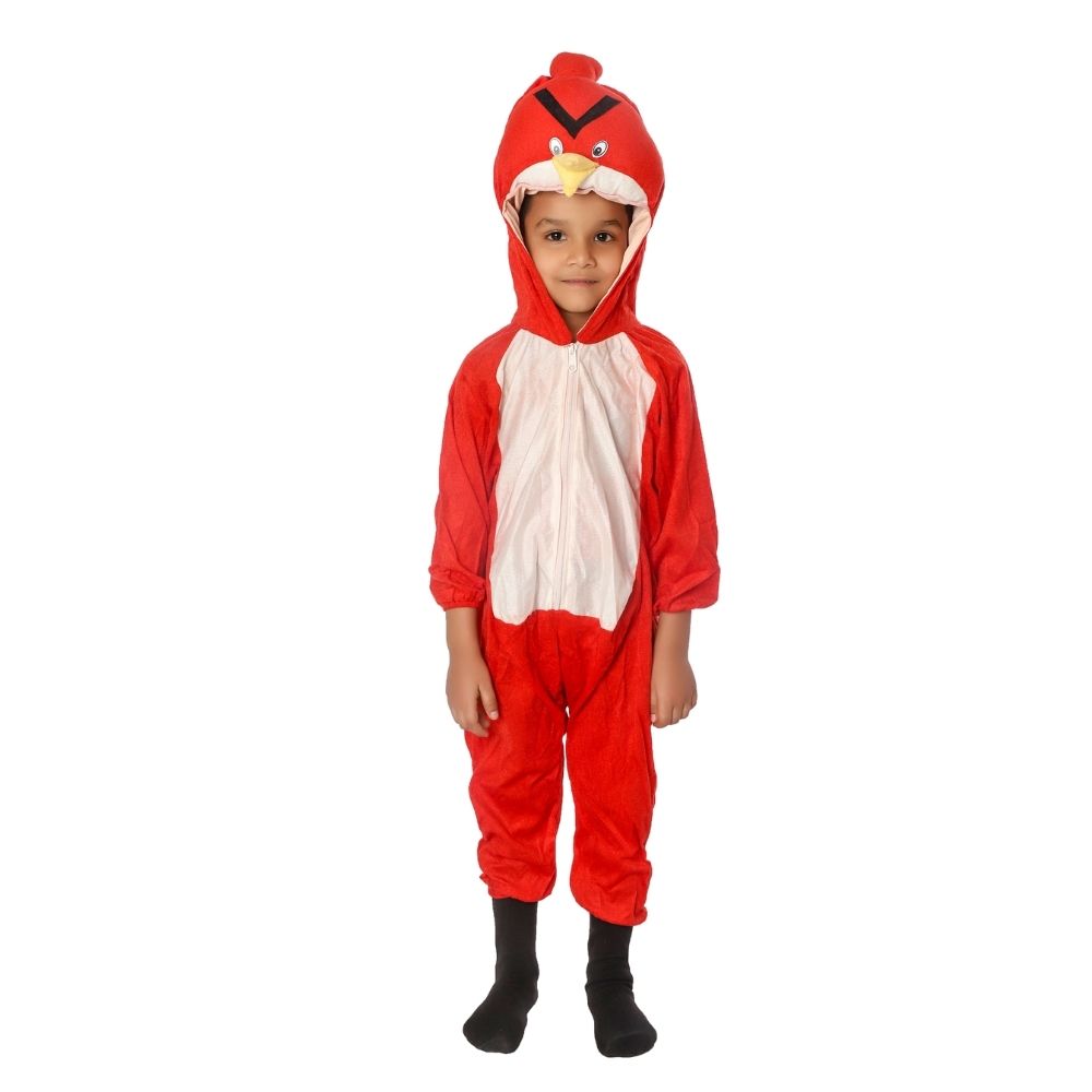 Angry Bird Fancy Dress in White & Red Angry Bird Fancy Dress in White & Red