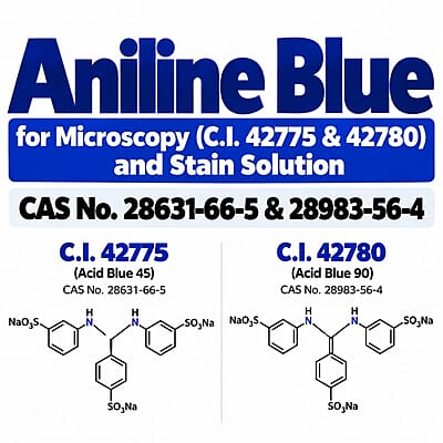 Aniline Blue for Microscopy (C.I. 42775 & 42780) and Stain Solution