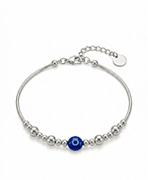 925 Silver Guardian Snake Anklet Pair