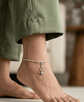 925 Silver Celestial Rhythm Station Anklet Pair