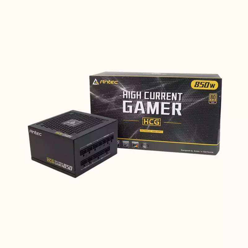 Antec HCG 850 Gold 80 Plus Gold Fully Modular Power Supply Up to 92% efficient (HCG850)