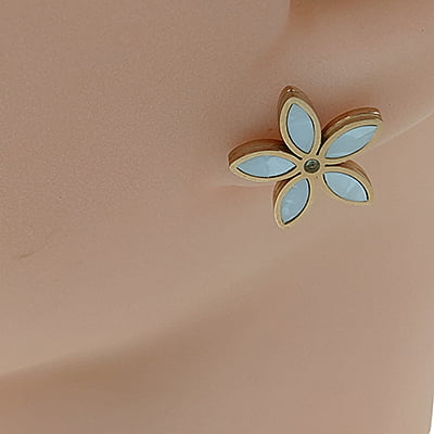 Fashionable Anti-Tarnish Flower Stud Earrings