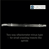 Two way olfactometer minus type for studying small insects
