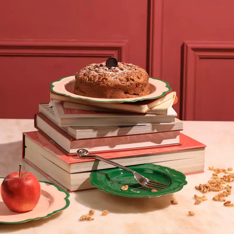 Apple Walnut Cake
