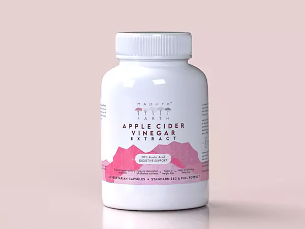 Apple Cider Vinegar Extract Veg Capsules 60pcs