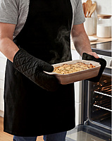 Kitchen Apron with Heat Resistant Glove & Pot Holder Set ( 3 PIECE COMBO )