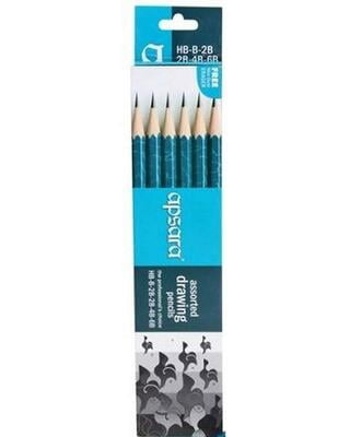 Apsara - Assorted Drawing Pencils - Set of 6