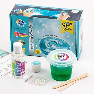 Aqua pearl slime kit