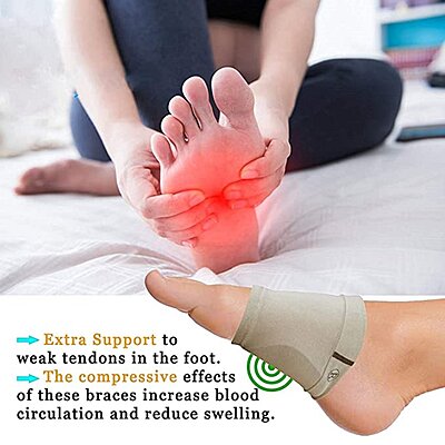 Arch Support Sleeve reusable Gel Pad Pack of 2 Arch Support Sleeve reusable Gel Pad Pack of 2