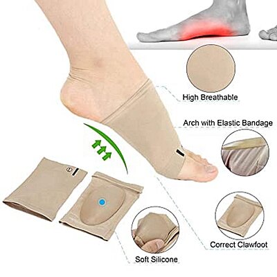 Arch Support Sleeve reusable Gel Pad Pack of 2 Arch Support Sleeve reusable Gel Pad Pack of 2