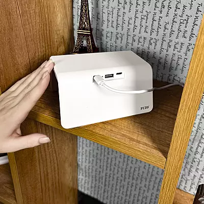 15W Wireless Charger "Arch", with Digital Clock and Ambient Light